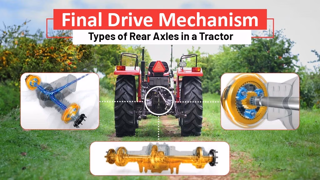Final Drive Mechanism: Types of Rear Axles in a Tractor