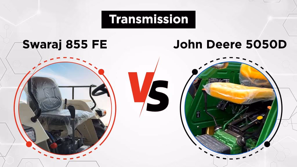 Swaraj 855 FE vs John Deere 5050D -Transmission