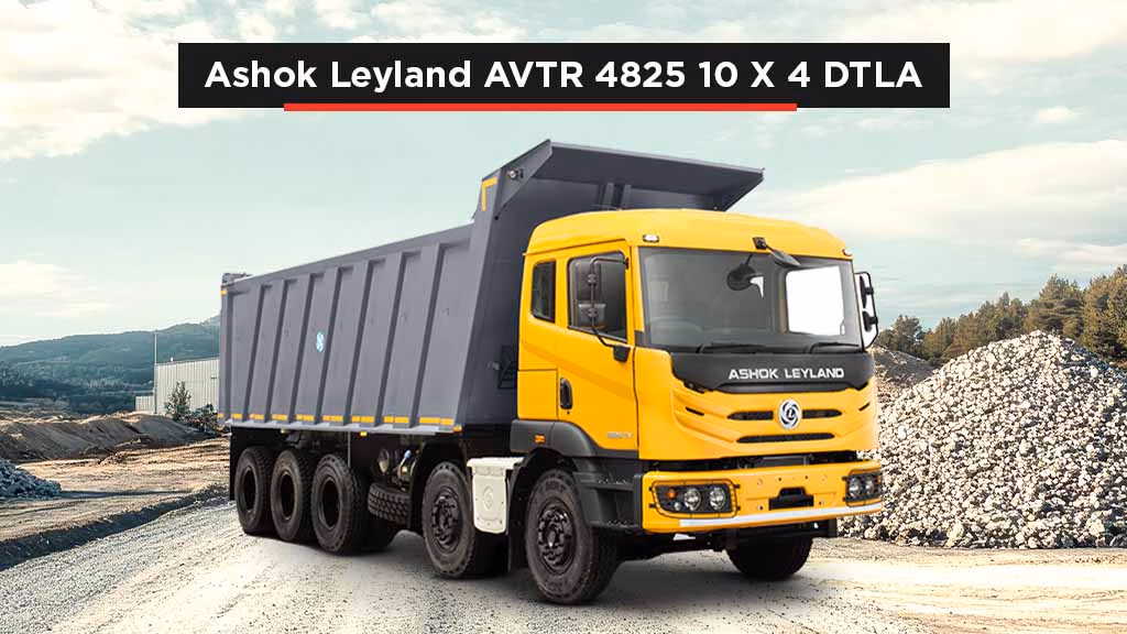 Mahindra Blazo X 28 M-Dura Tipper-Ashok Leyland AVTR 4825 10 X 4 DTLA