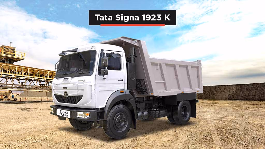 Top 5 Tipper Trucks Dominating Road Construction Projects in India-Tata Signa 1923 K