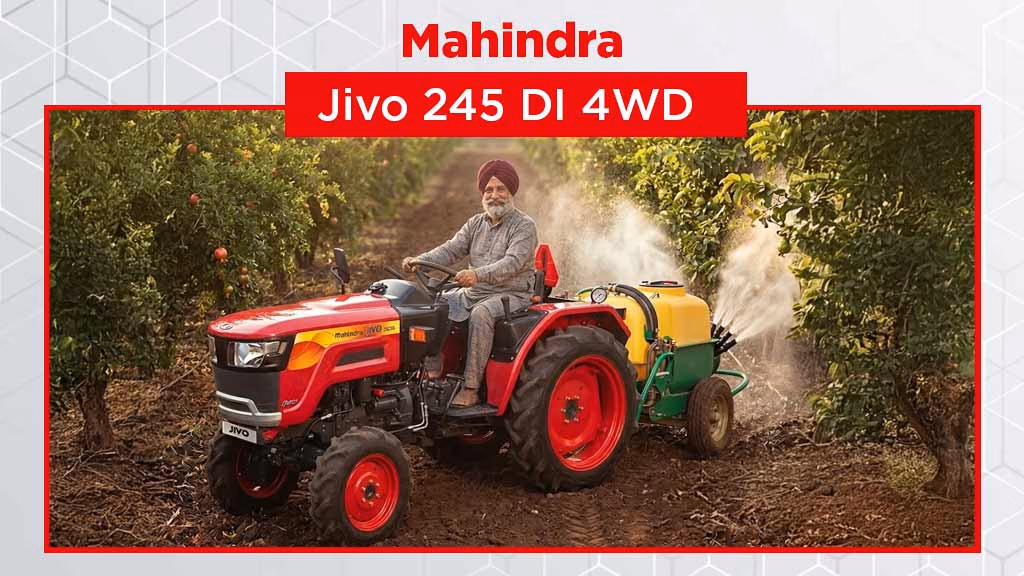 Top 10 Mahindra 4WD Tractors in India-Mahindra Jivo 245 DI 4WD