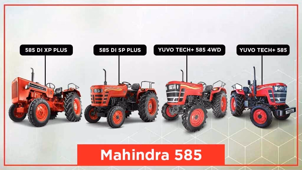Top 10 Popular Tractors Between 7 - 10 Lakh in India - Mahindra 585