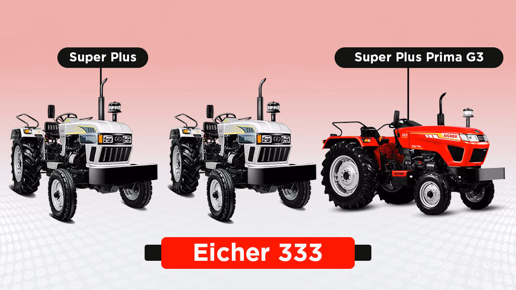 Tractor Models in the Under 40 HP Category - Eicher 333