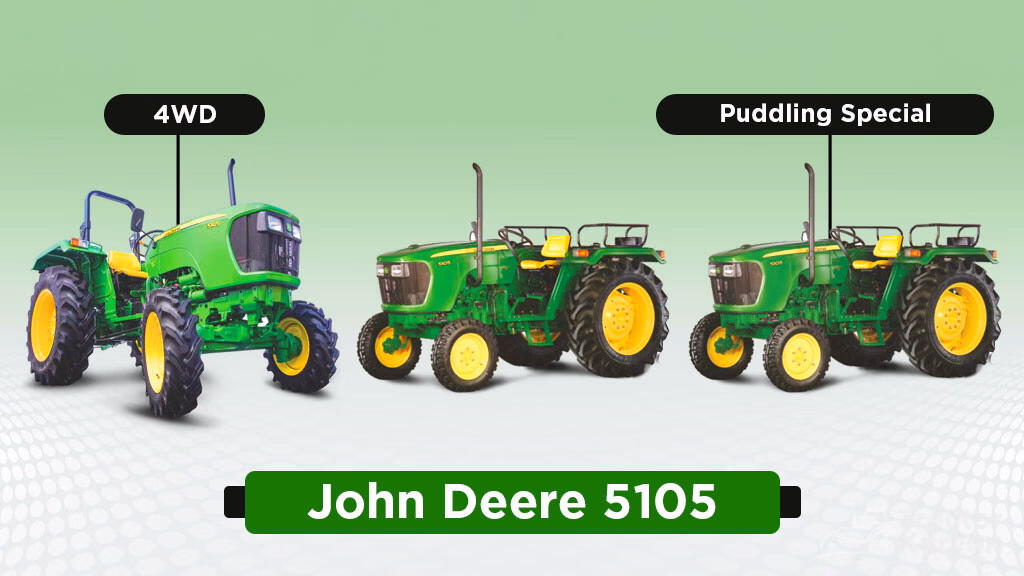 Tractor Models in the Under 40 HP Category - John Deere 5105