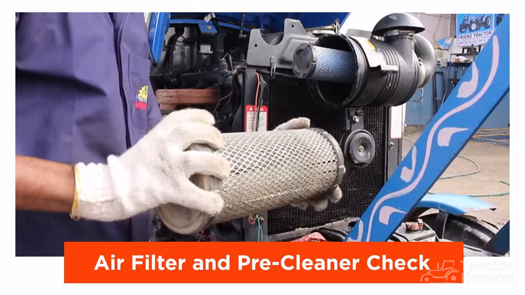 Tractor Maintenance before rainy season- Air Filter and Pre-Cleaner Check