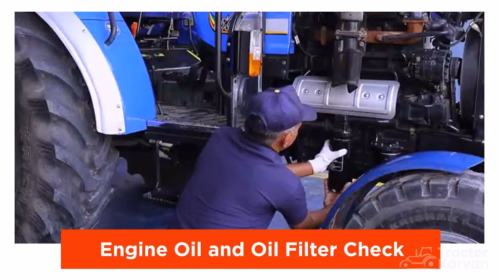 Tractor Maintenance before rainy season-Engine Oil and Oil FLiter Check