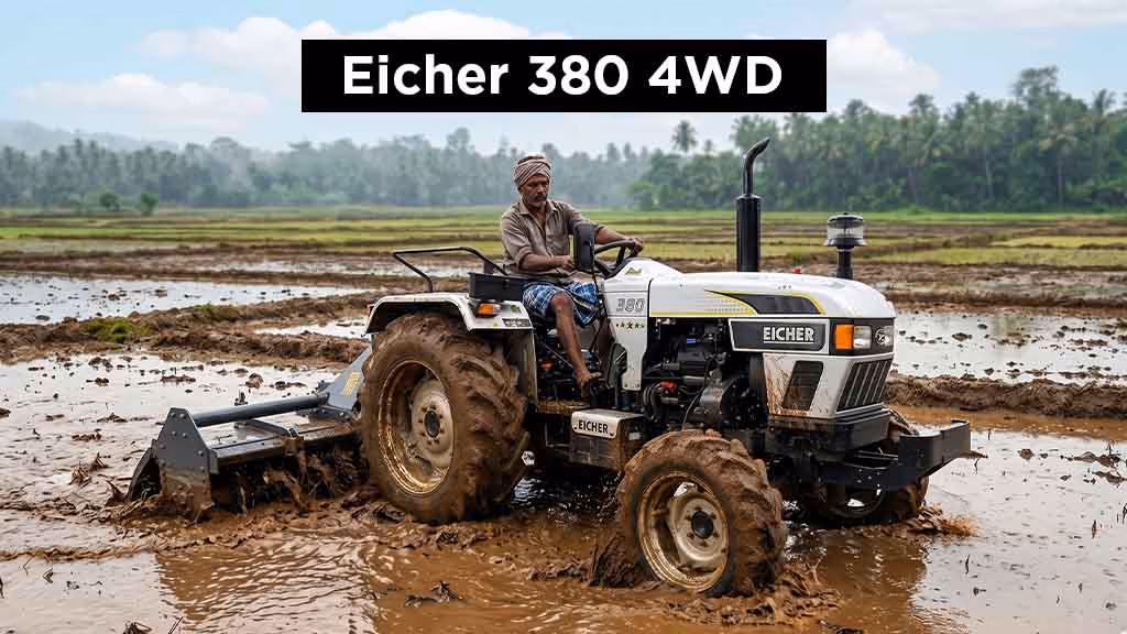 Top Eicher 4WD Tractors in India - Eicher 380 4WD