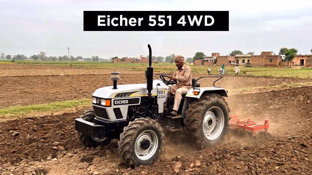 Top Eicher 4WD Tractors in India - Eicher 551 4WD