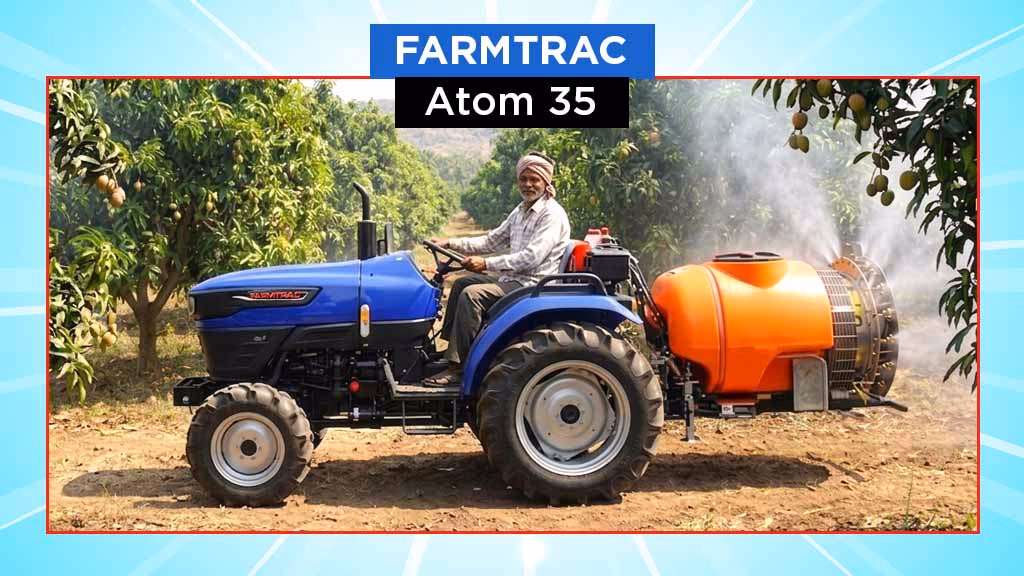 Top Farmtrac 4WD Tractors in India - Farmtrac Atom 35