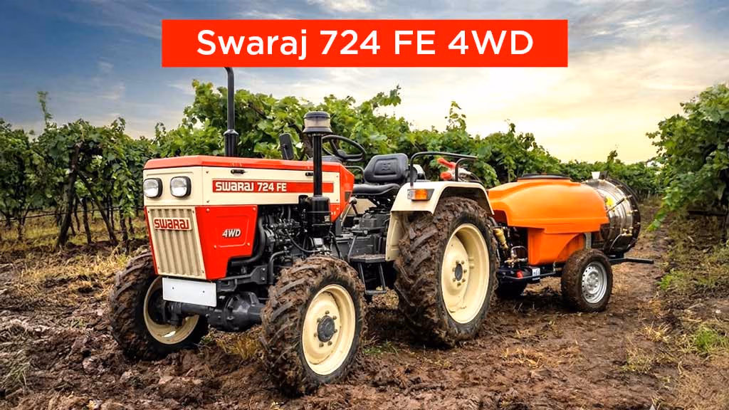 Top Swaraj 4WD Tractors in India - Swaraj 724 FE 4WD