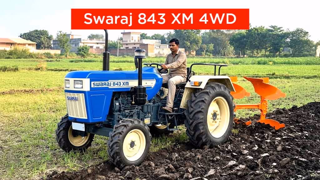 Top Swaraj 4WD Tractors in India - Swaraj 843 XM 4WD