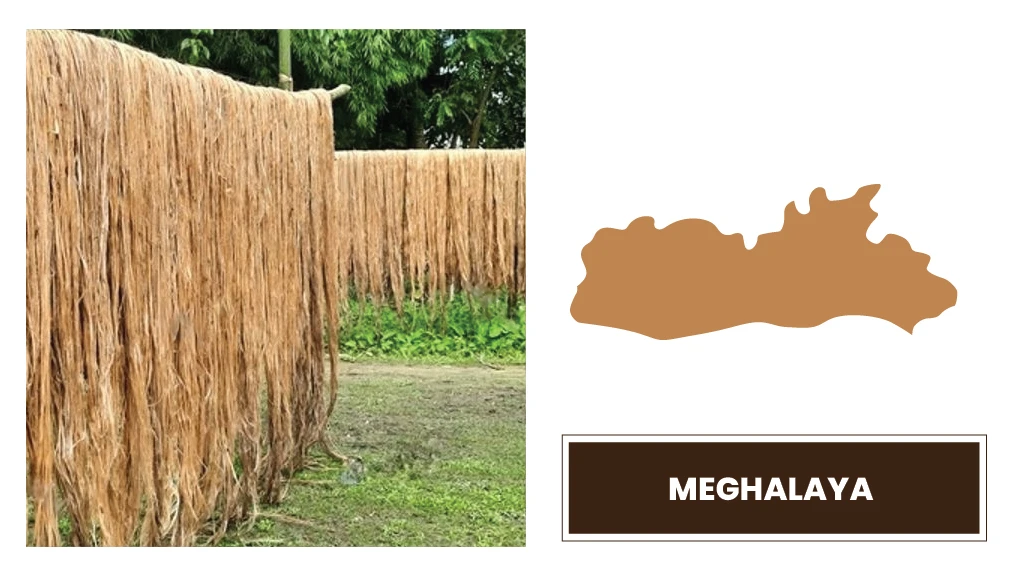 Top Jute Producing States - Meghalaya