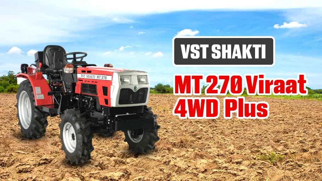 Popular VST Shakti Tractors - VST Shakti MT 270 Viraat 4WD Plus