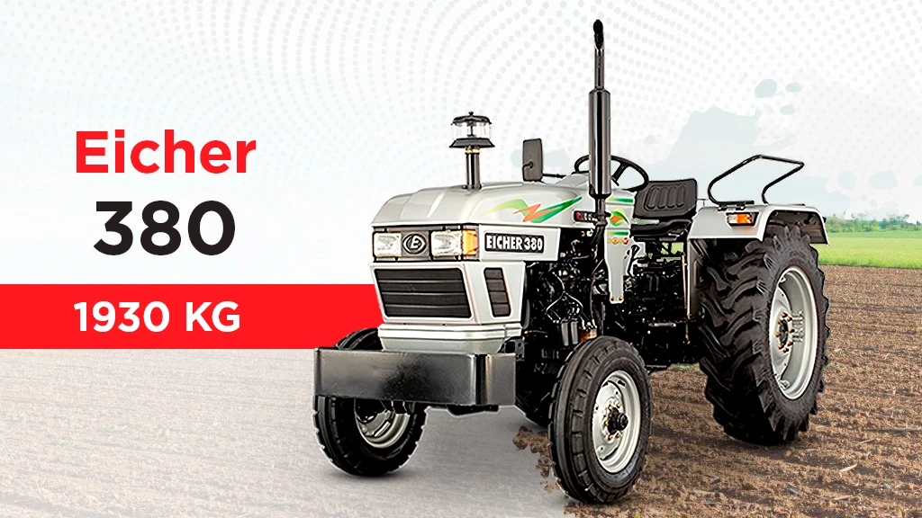 Tractor weight - Eicher 380