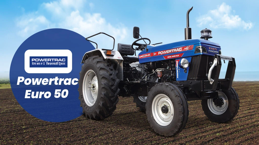 Best Mileage tractors - Powertrac Euro 50