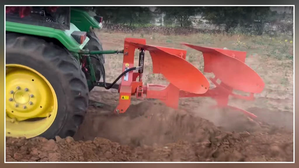 How to attach plough to tractor-Step 9