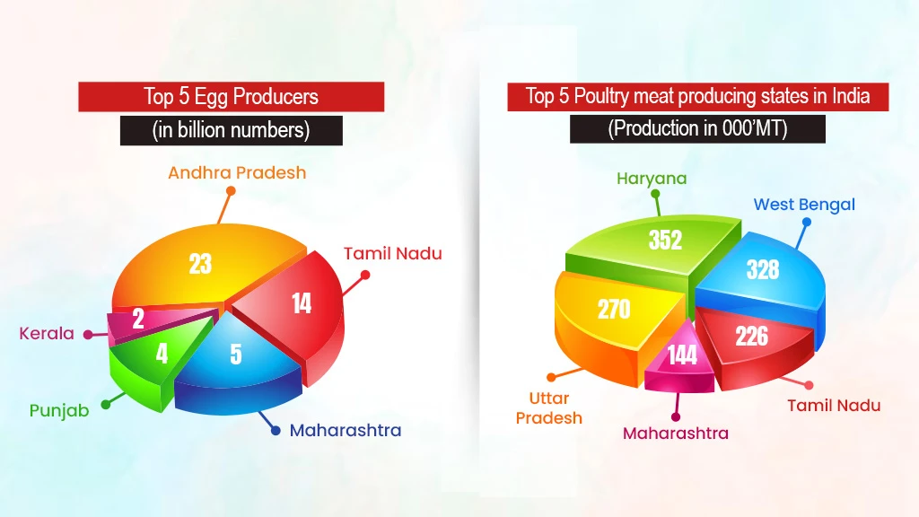 Top Poultry Farming States in India