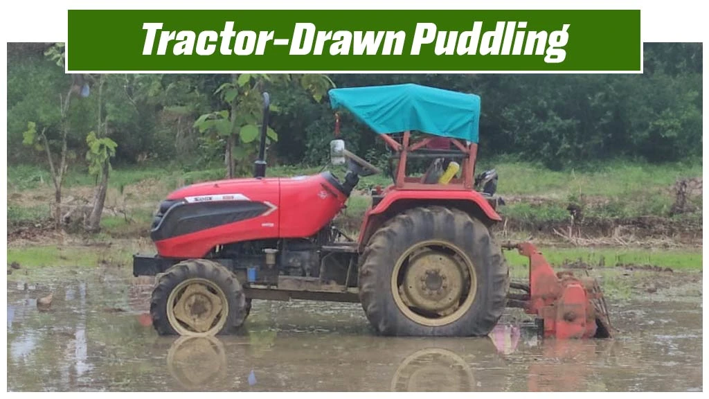 Methods Of Puddling - Tractor Drawn Puddling