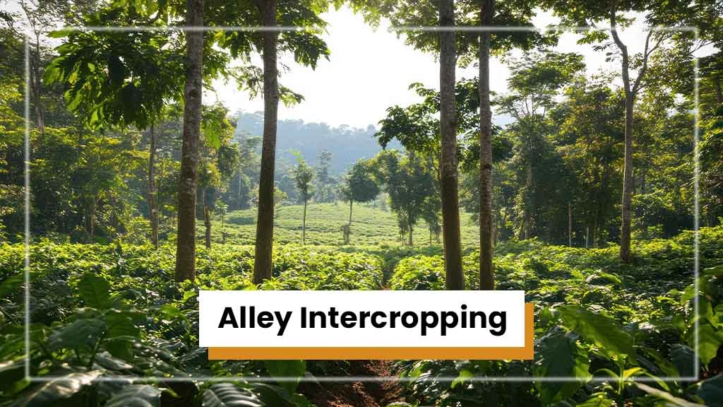 Types of Intercropping - Alley Cropping