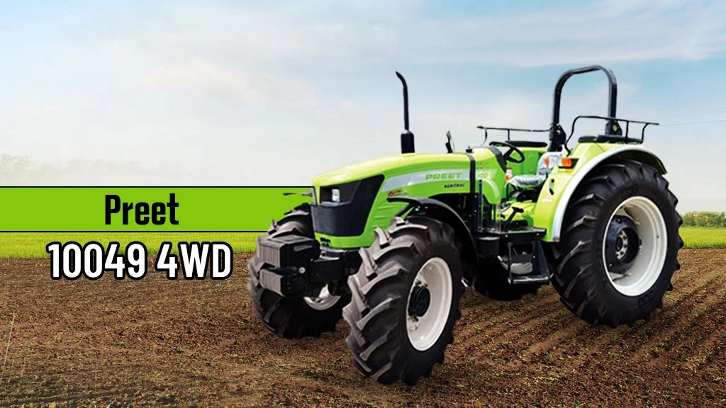 Top Powerful Tractors For Farming - Preet 10049 4WD