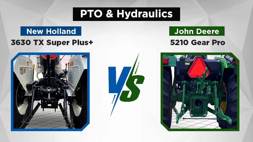 3630 TX Super Plus vs 5210 Gear Pro - PTO & Hydraulics