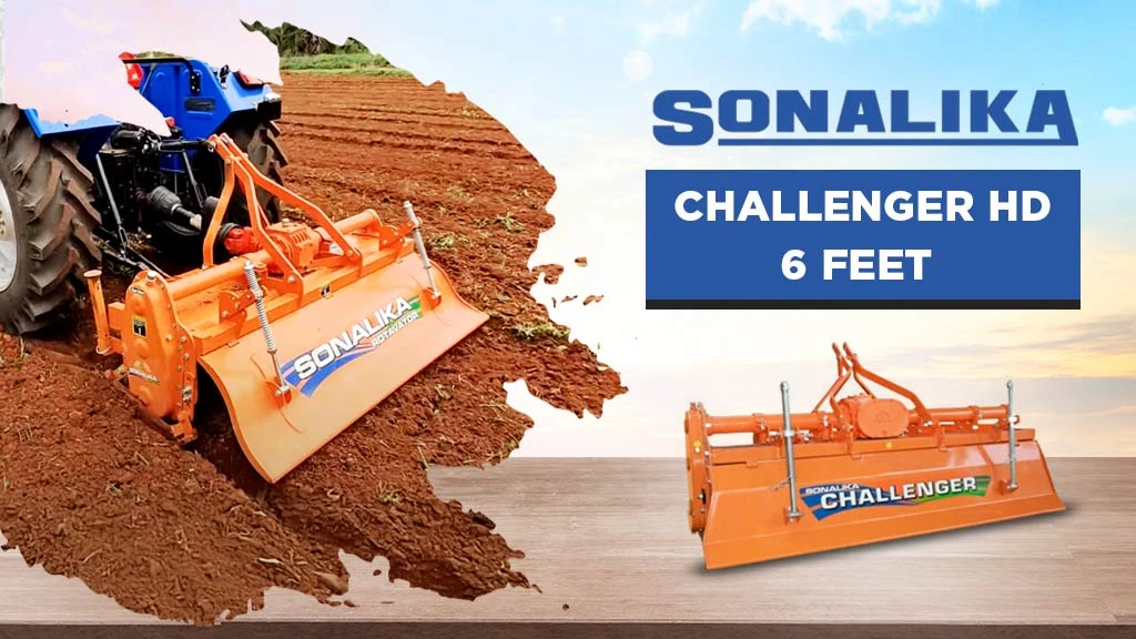 Popular 6 Feet Rotavators - Sonalika Challenger HD 6 Feet