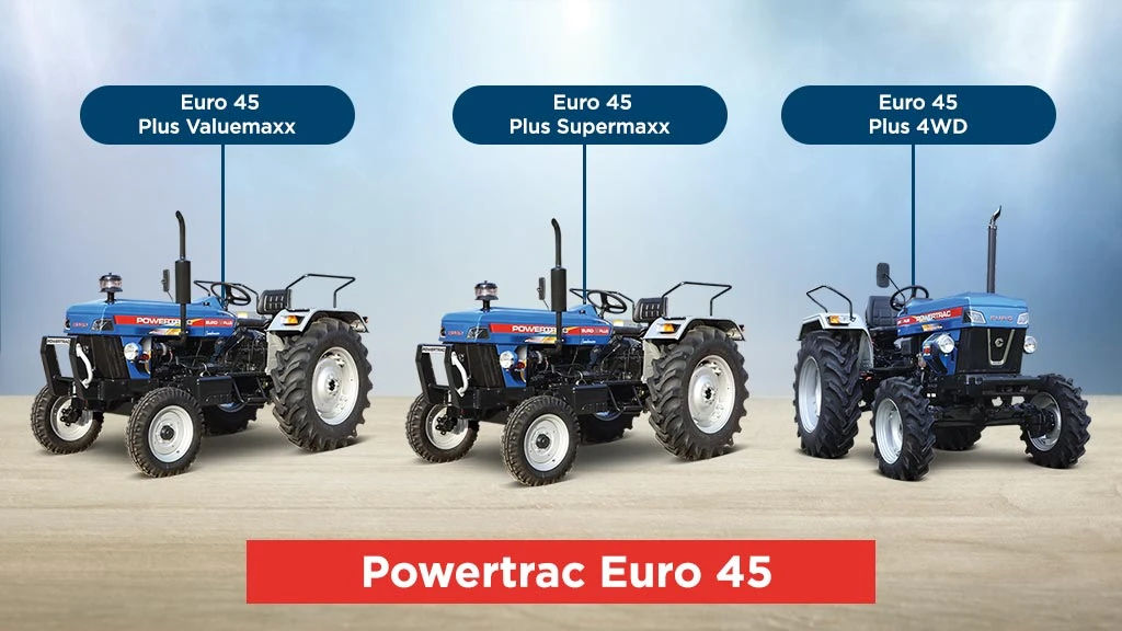Top Euro Series Tractors - Powertrac Euro 45