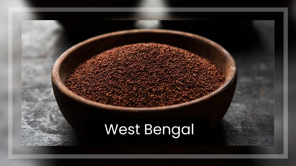 Top Ragi Producing States - West Bengal