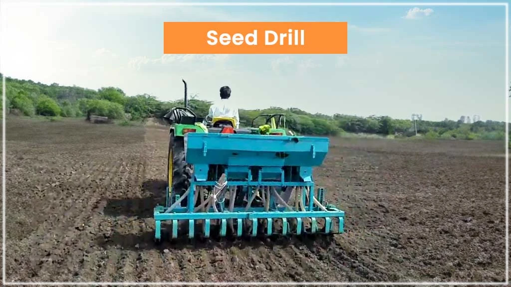 rice cultivation machine - seed drill