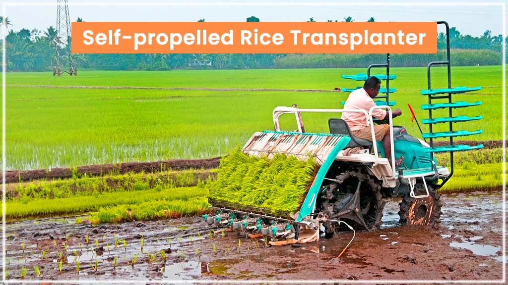 rice cultivation machine - self-propelled rice transplanter