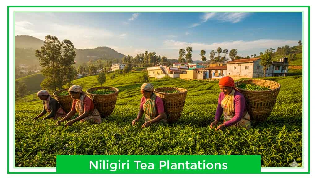Tea Plantations in India - Nilgiri, Tamil Nadu