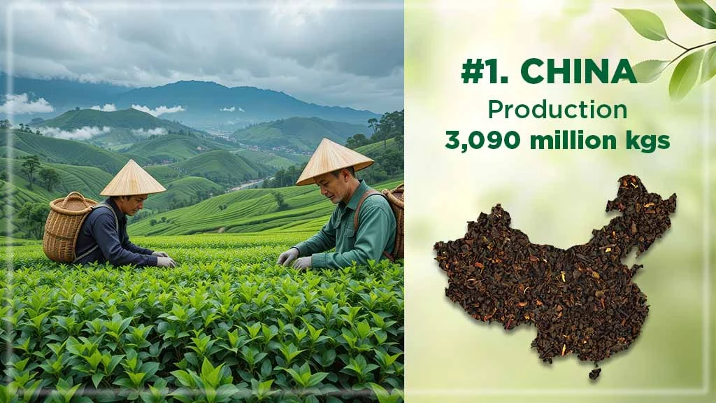 Top Tea Producing Countries - China