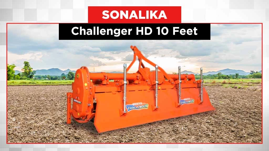 Popular 10 Feet Rotavators in India - Sonalika Challenger HD 10 feet