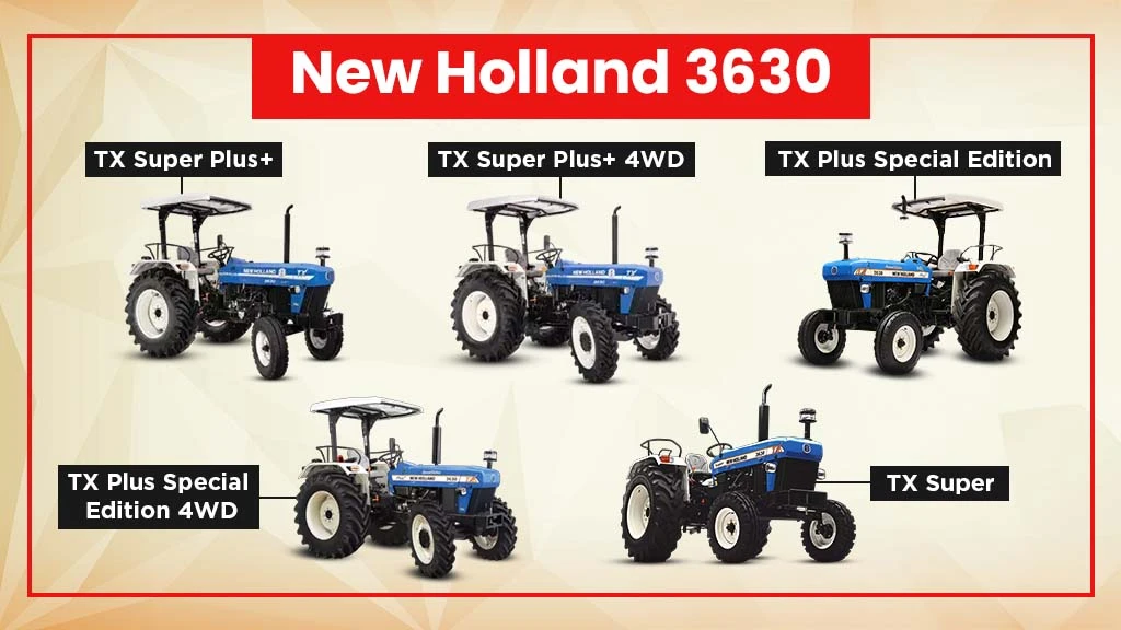 Top Tractor Models in India - New Holland 3630