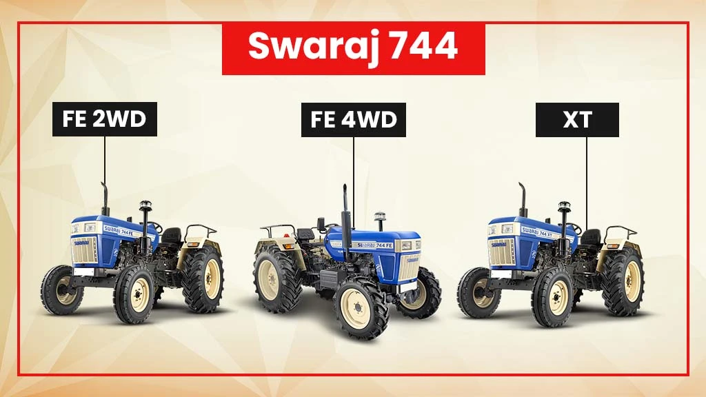 Top Tractor Models in India - Swaraj 744