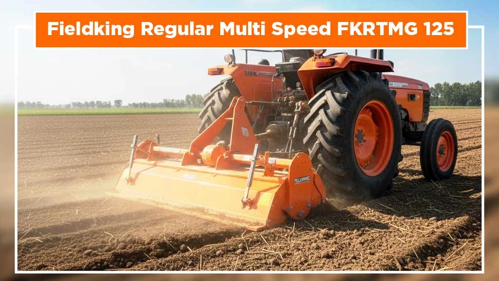 Popular 4 Feet Rotavators - Fieldking Regular Multi Speed FKRTMG 125