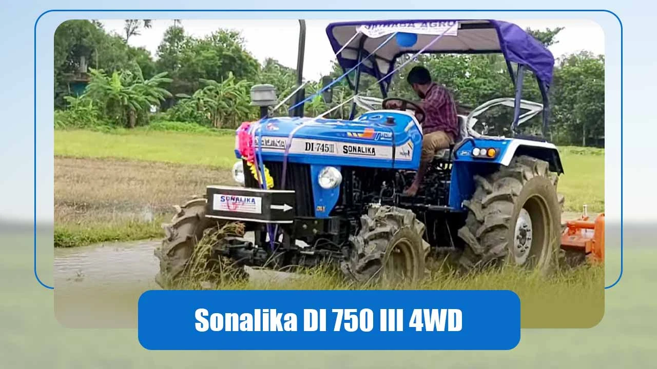 Top 10 4WD Tractors - Sonalika DI 750 III 4WD