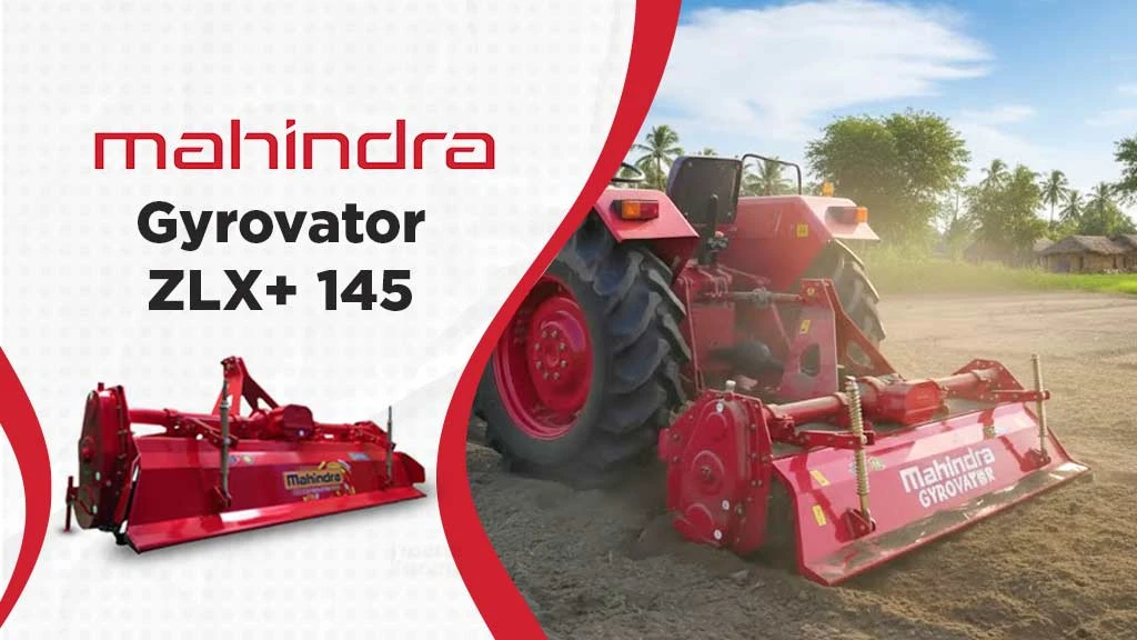Popular 5 Feet Rotavators in India - Mahindra Gyrovator ZLX+ 145