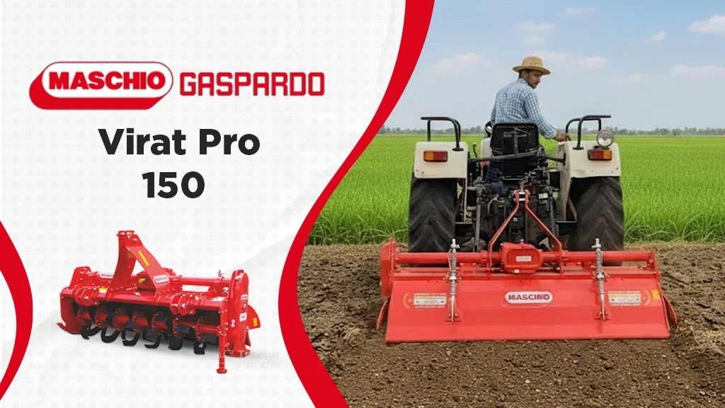 Popular 5 Feet Rotavators in India - Maschio Gaspardo Virat Pro 150