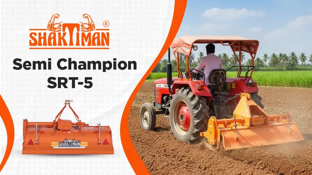 Popular 5 Feet Rotavators in India - Shaktiman Semi 