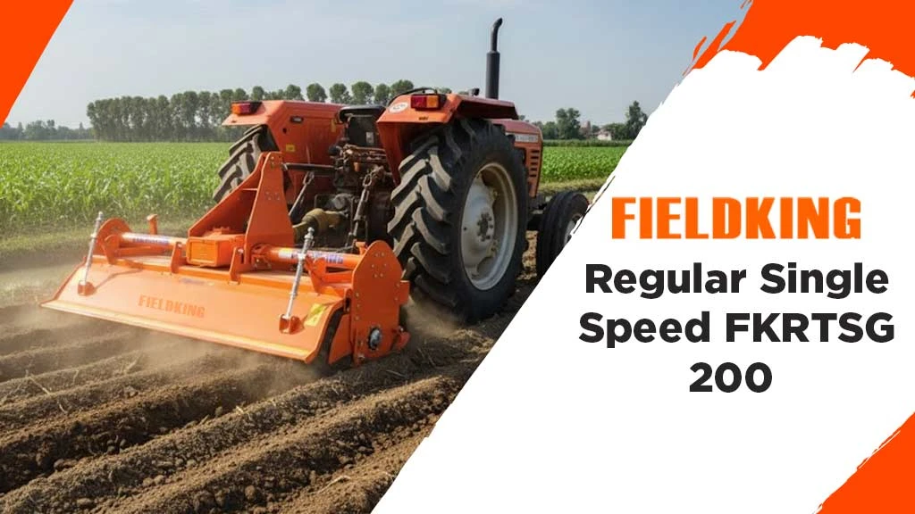 Popular 7 Feet Rotavators in India - Fieldking Regular Single Speed FKRTSG 200