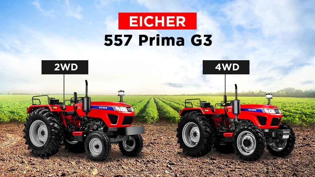 Top Eicher Prima Series Tractors - Eicher 557 Prima G3