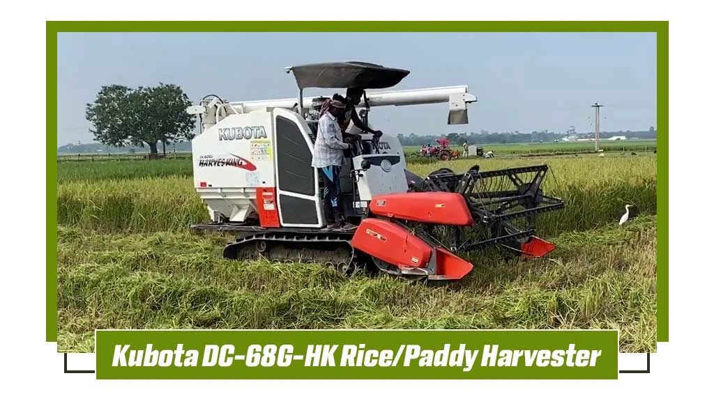 Top Combine Harvesters in India - Kubota DC-68G-HK