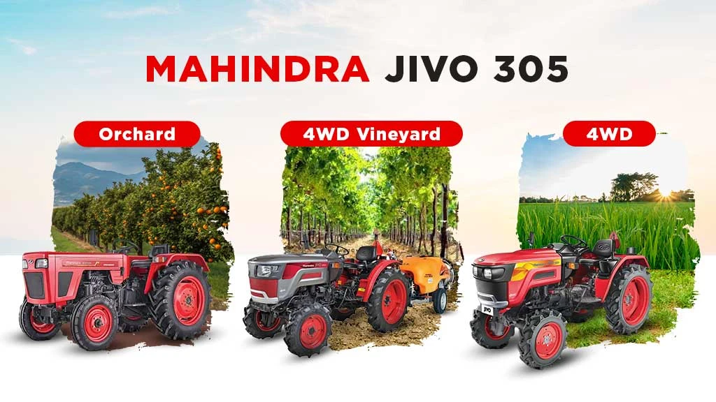 Top Mahindra Mini Tractors in India - Mahindra Jivo 305