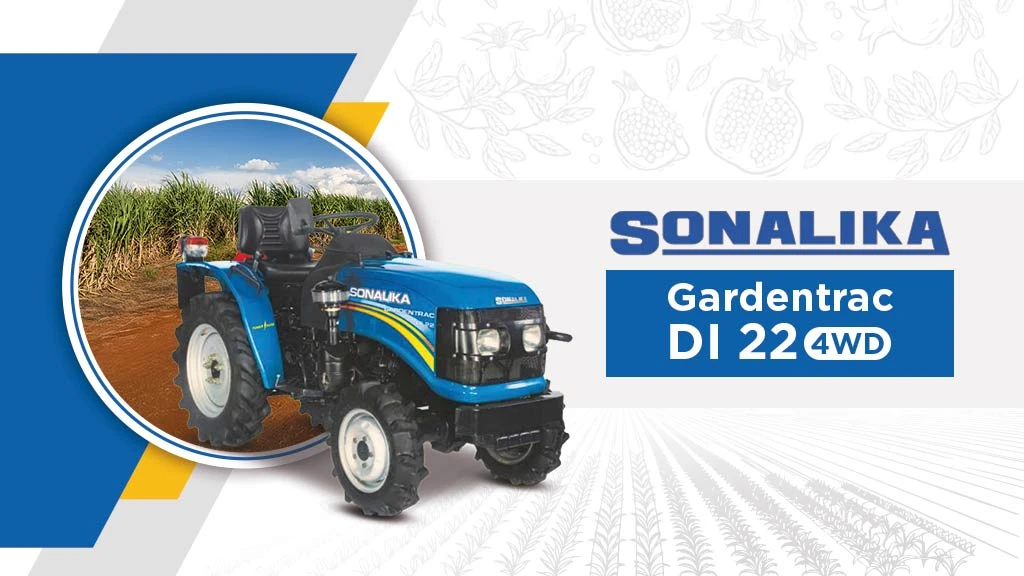 Top Sonalika Mini Tractors - Gardentrac DI 22 4WD
