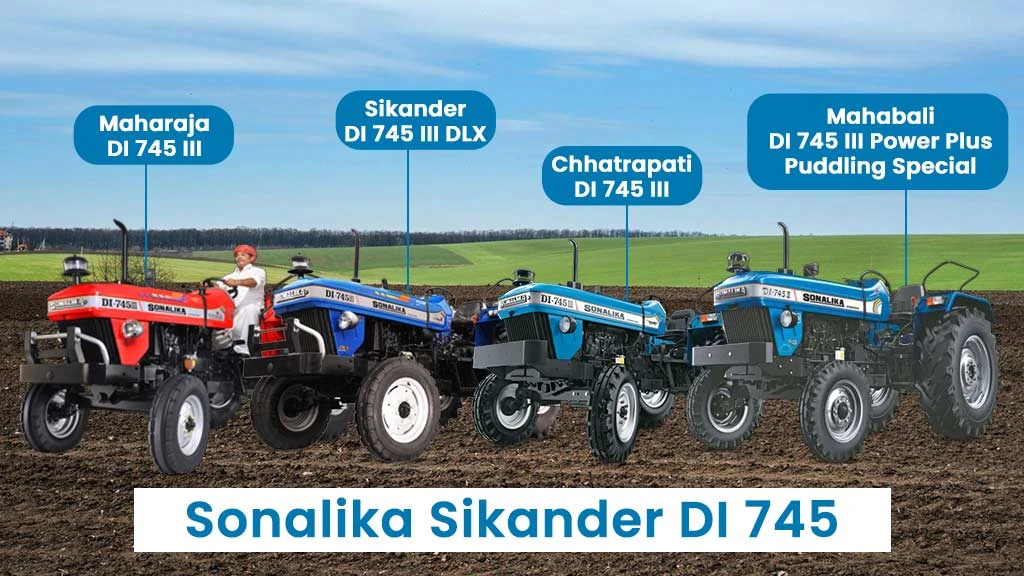 Top Sonalika Tractors in India - Sonalika Sikander DI 745