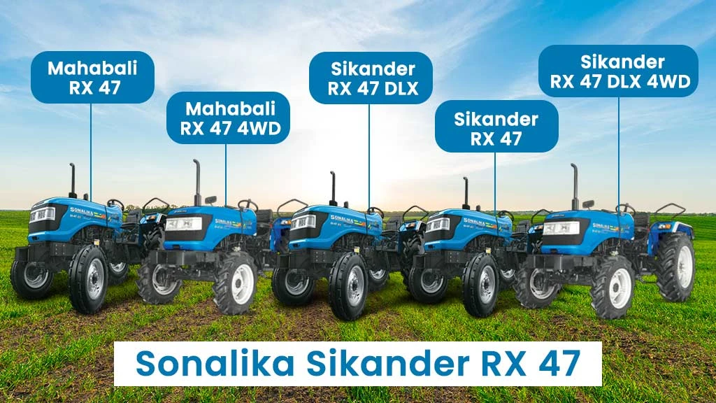 Top Sonalika Tractors in India - Sonalika Sikander RX 47