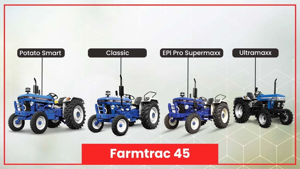 Popular tractor under 7 to 10 lakh in India - Farmtrac 45