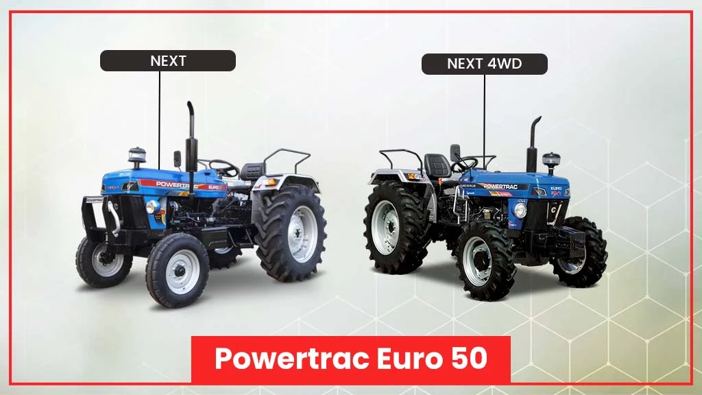 Popular tractor under 7 to 10 lakh in India - Powertrac Euro 50