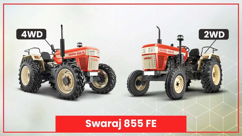 Popular tractor under 7 to 10 lakh in India - Swaraj 855 FE